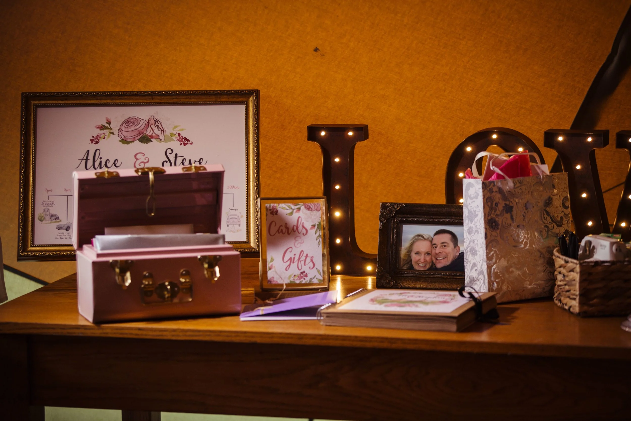 Guest book signing at Alice and Steve's tipi wedding