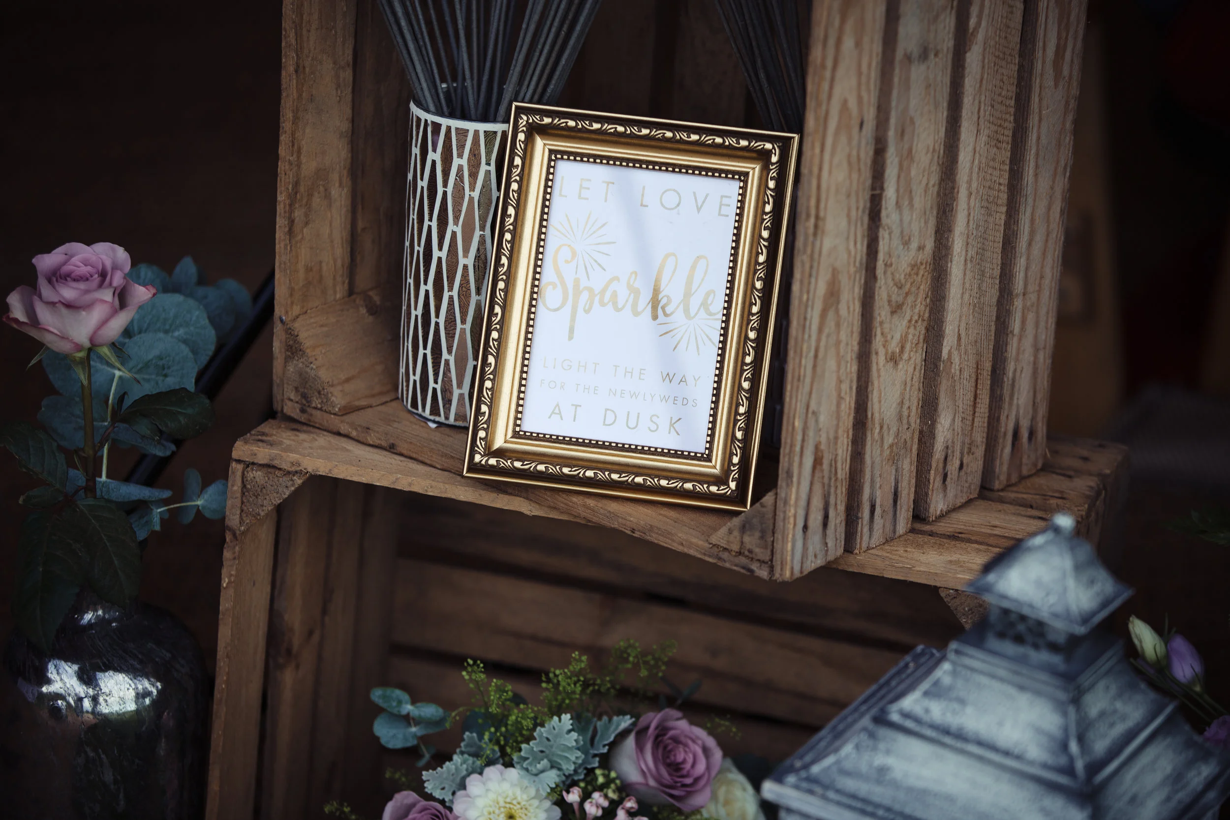 Sparkler send off at Alice and Steve's tipi wedding