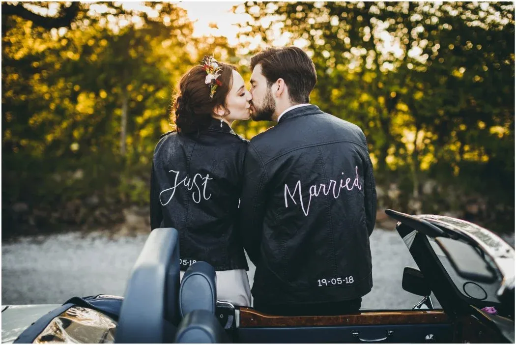 Jo and Tom's wedding reception at The Out Barn, Clough Bottom
