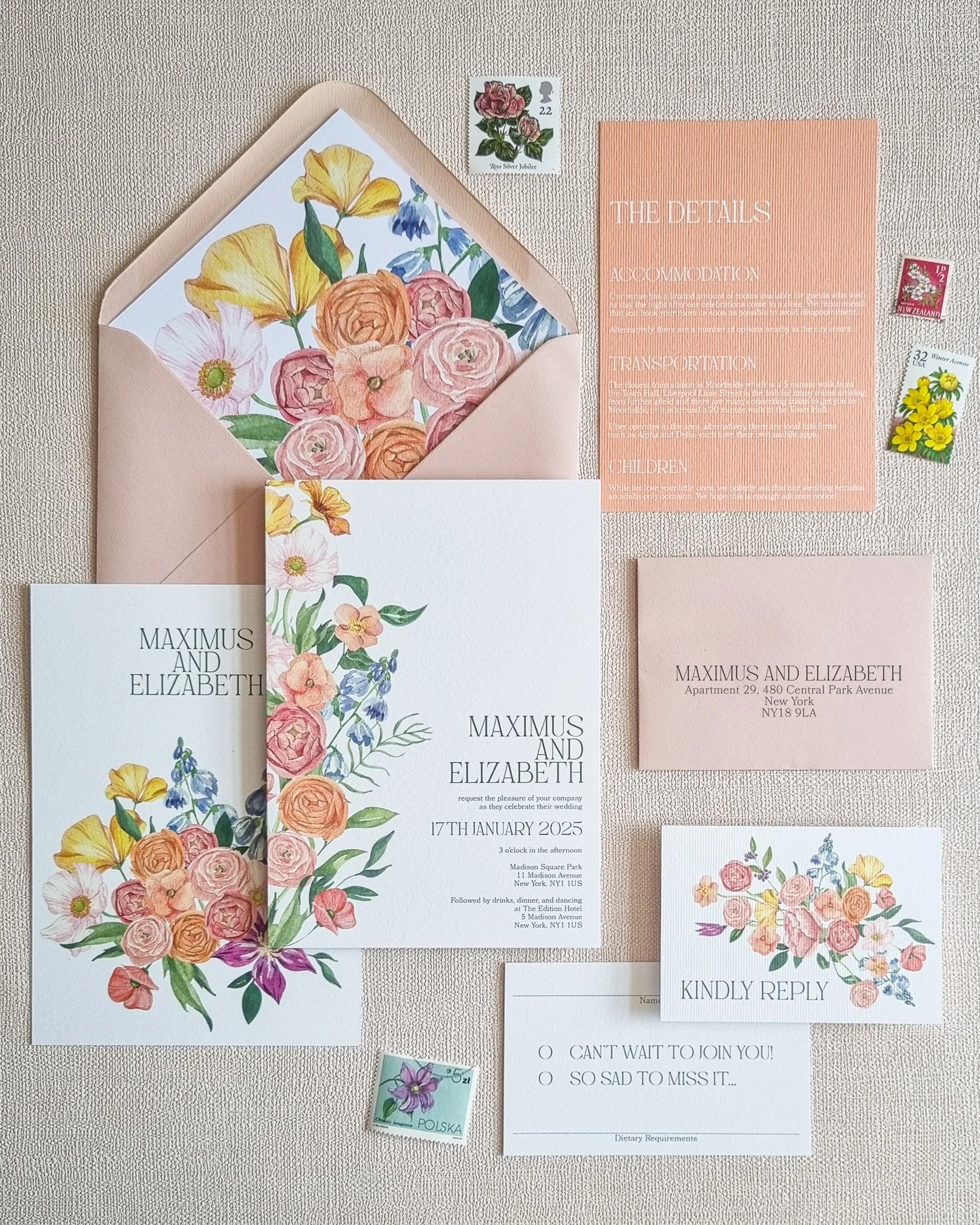 Wild Romance Wedding Invitations