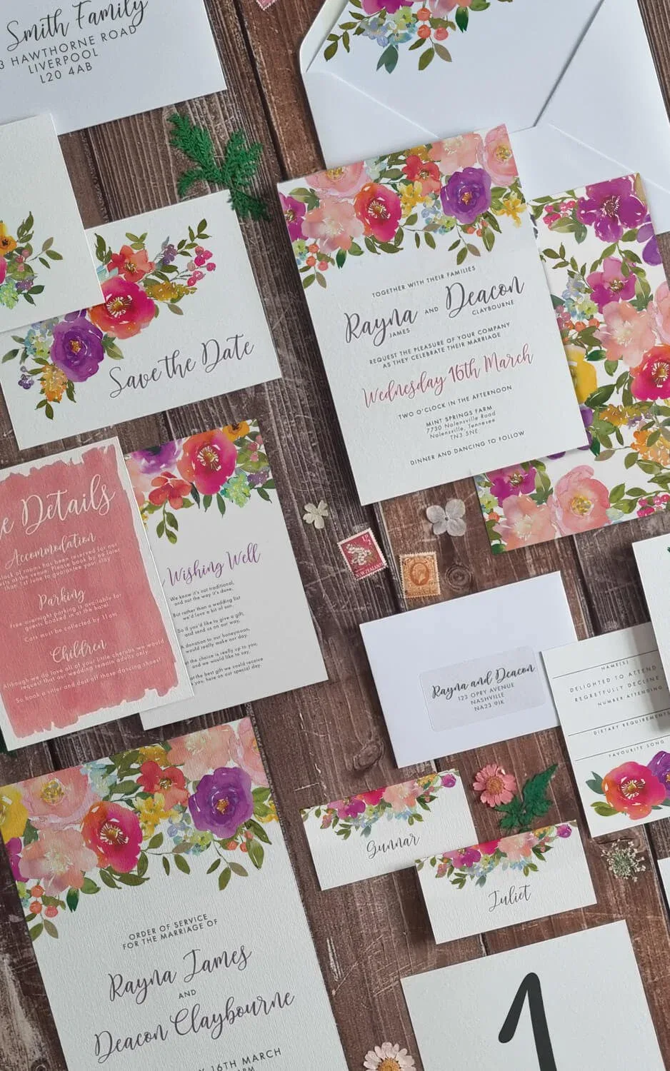 The Bright Summer Floral Collection