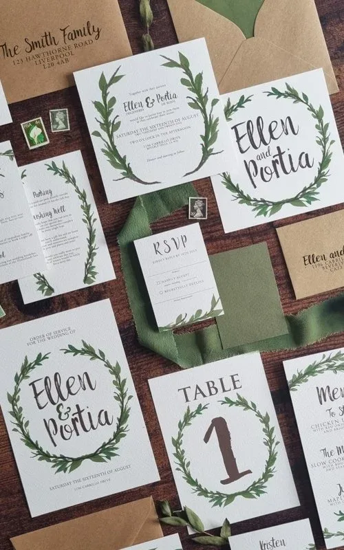 The Woodland Greenery Collection