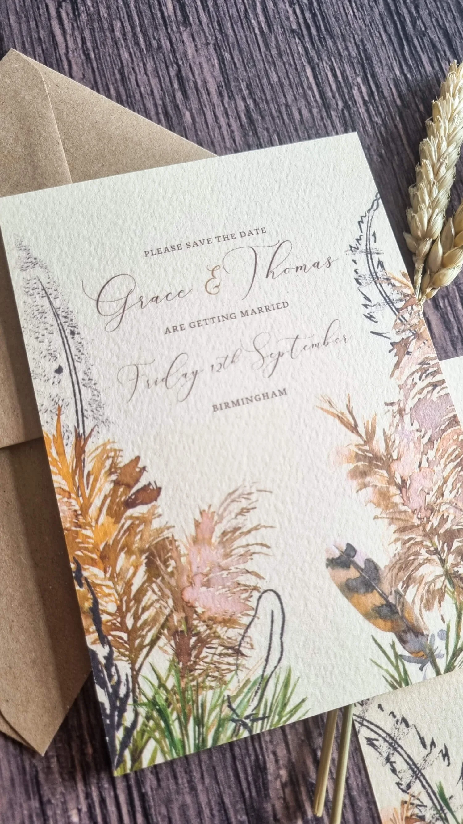 Bohemian Pampas Save the Date