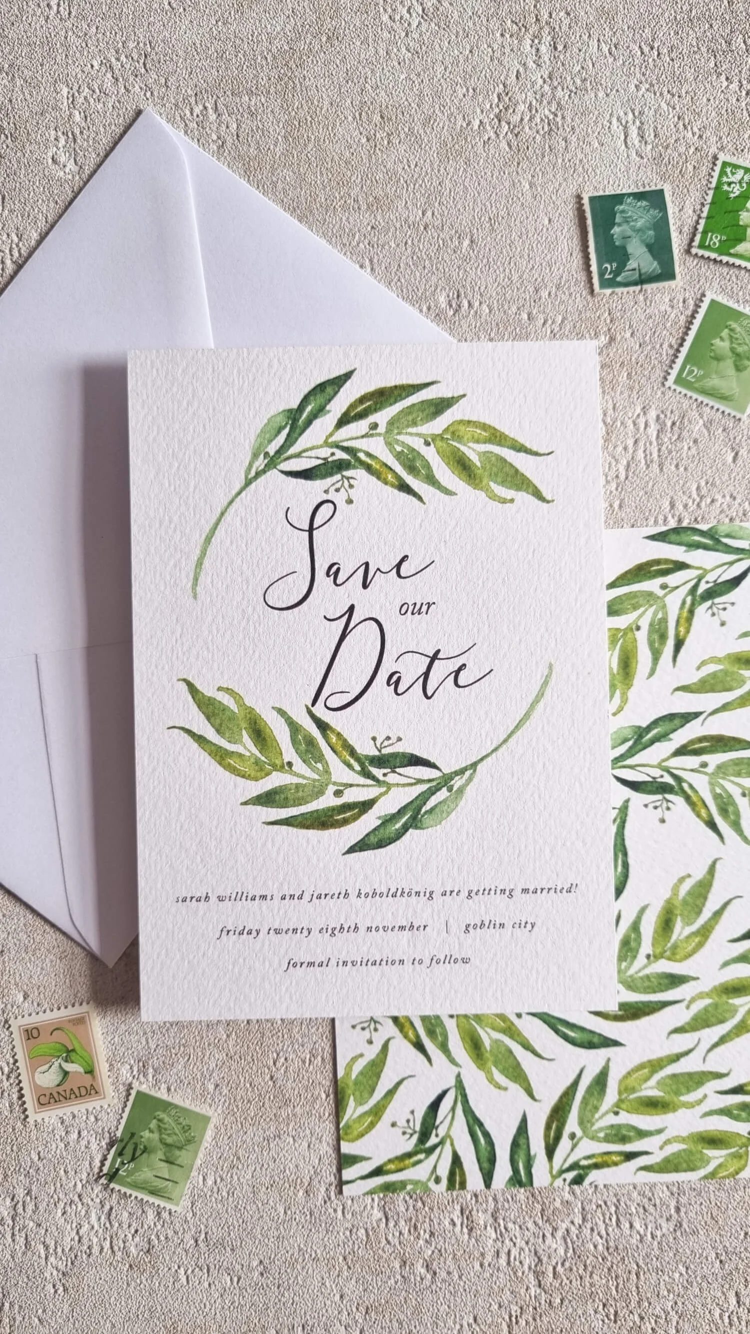 Olive Branch Save the Dates