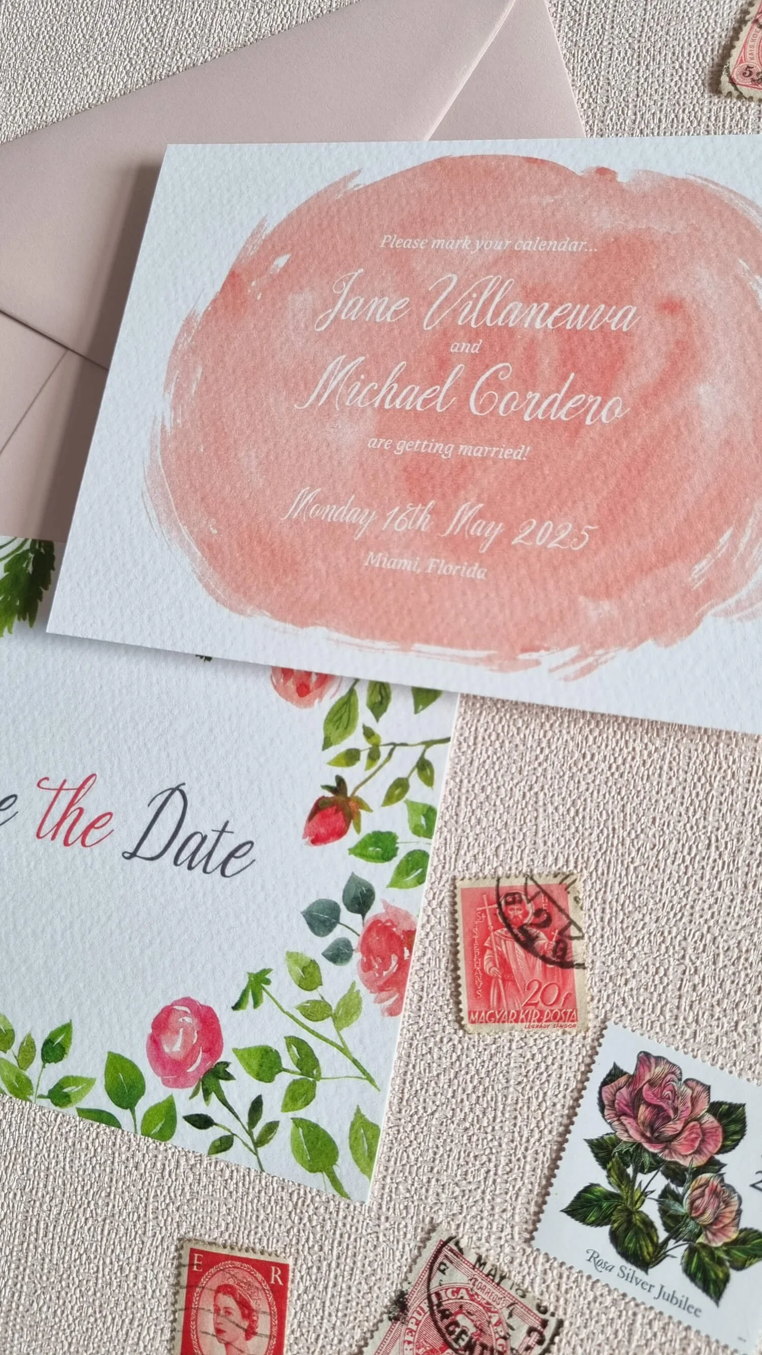 Rose Garden Save the Dates
