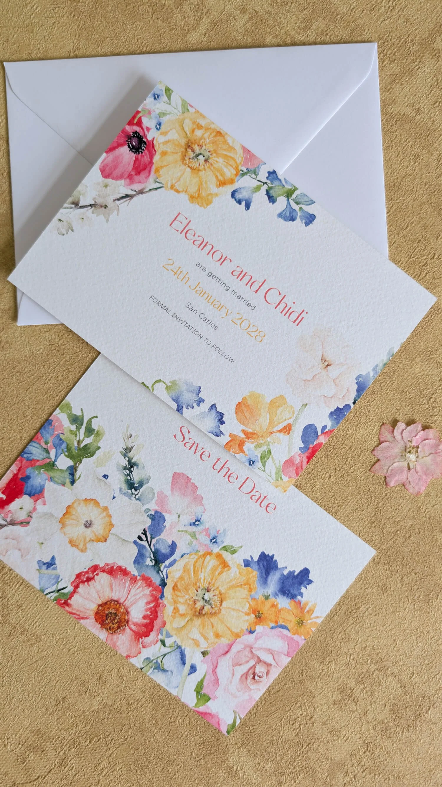 Summer Garden Save the Dates