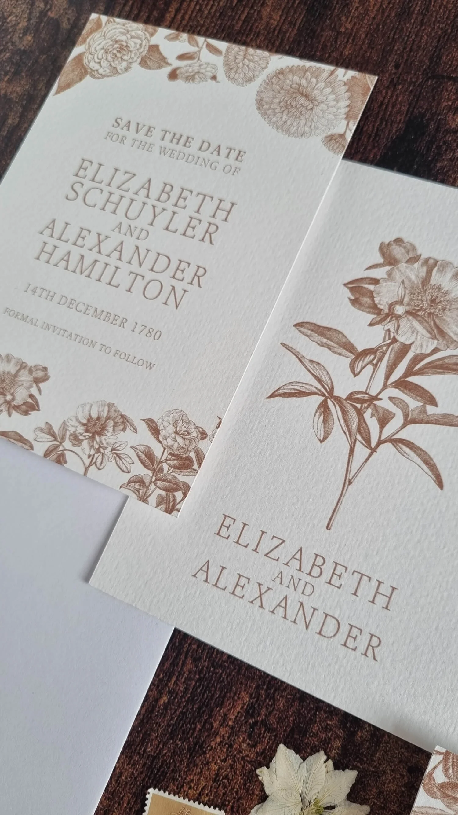 Victoriana Save the Dates
